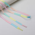 Flat Shoelaces Rainbow Colour Shoe Laces Casual Canvas Shoes Colorful Shoelace Print Gradient Suitable For All Unisex 1 Pair.