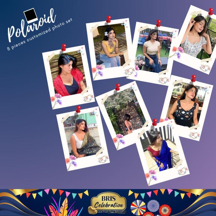 Customized Polaroid Photo Set 8 pices Best for Gift / Decoration