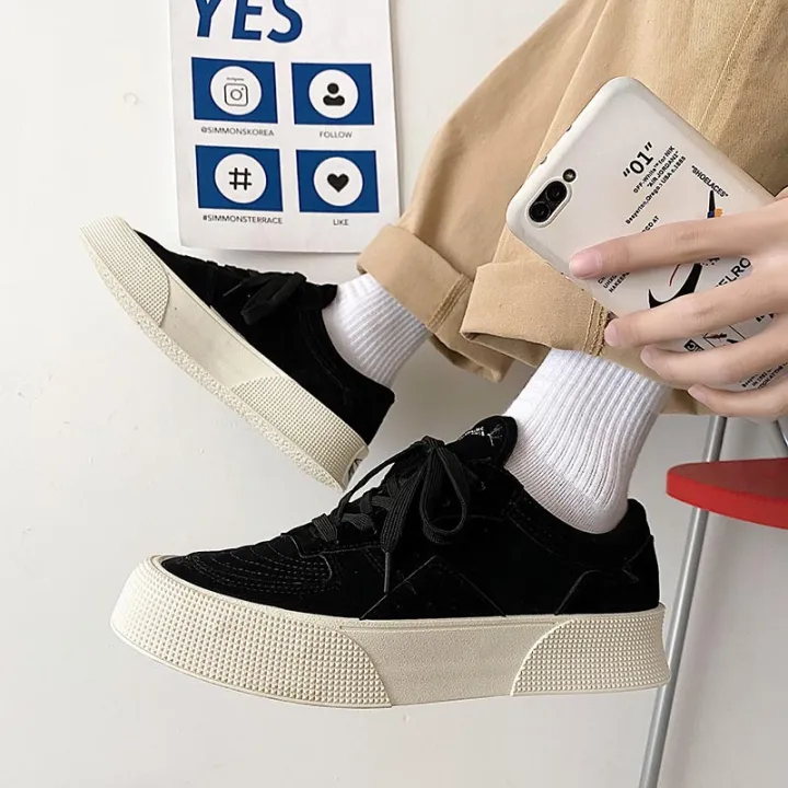Niche design 2023 new skate shoes skate shoes ins casual sports student mori harajuku ulzzang men's shoes