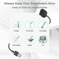 2PCS USB Charger Cable for Fitbit-Versa-4-Sense-2-Versa-3-Sense Cable USB Cable Cord Fast Charging Smartwatch. 