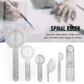 LKPCIGCXM 6Pcs Spinal Ruler Spinal Finger Goniometer Protractors Multi-Ruler Angle 180/360 Degree Measuring Tool. 