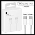 For Iphone USB C Type C To C 60W 2 Fast Charging Data Cable Apple Type-C to Type-C PD Charging Cable 1m White PD Charging Cable 60W.