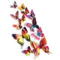 12 Pcs 3D Double Wings Butterfly Wall Stickers. 