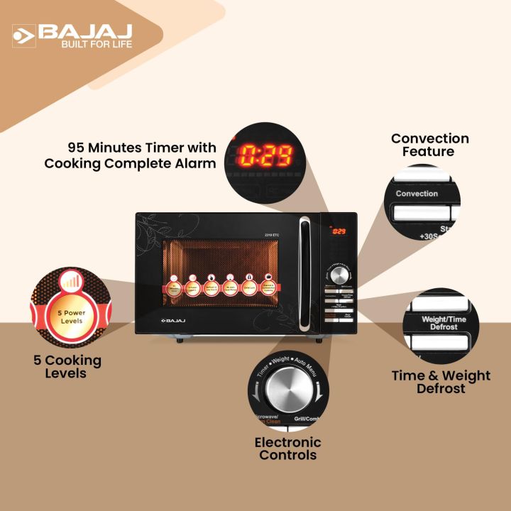 Bajaj%2023%20L%20Convection%20Microwave%20Oven%20(2310%20ETC)%20(Silver)%20-%20Image%204