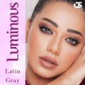 Luminous Latin gray Color Contact lens With Regular Kit Box. Luminous Contact Lens for Eye Makeup and Eye Cosmetic Solution. #Latin.gray.