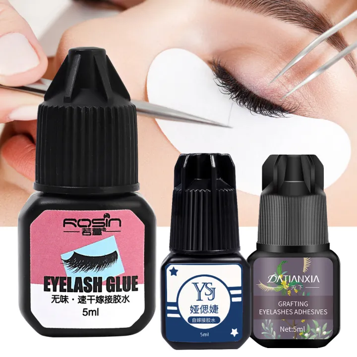 5ml Eyelashes Extension Glue Long Lasting Grafting Lashes Glue Quick Drying Adhesive No Irritant Makeup