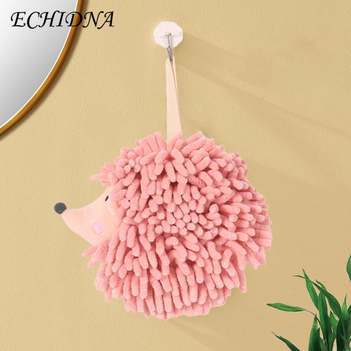 Hedgehog%20Hand%20Towel%202pcs%20Cute%20Hedgehog%20Fluff%20Ball%20Hand%20Towels%20Soft%20Absorbent%20Microfiber%20Chenille%20Towels%20with%20Hanging%20Rope%20Quick-drying%20Hand%20Towel%20Set%20Decorative%20Bathroom%20Hand%20Towel%20-%20Image%205