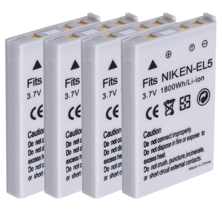 For Nikon EN-EL5 ENEL5 camera battery P530 P520 P510 P100 P500
