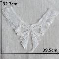 Embroidered Fabrics Dresses Laces Craft materials Pearl Lace fabric for Sewing Lace collar Needlework Accessories. 