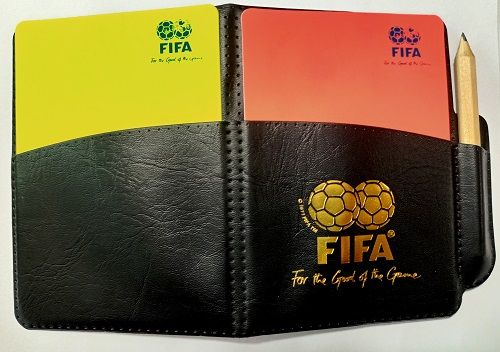 FIFA Football Red And Yellow Cards Pencil & Scorebook Football Foul Card Record Soccer Games Referee Equipment