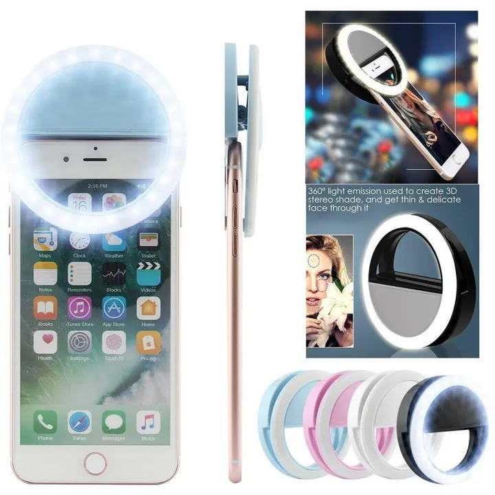 36%20LED%20Battery%20Selfie%20Ring%20Light%20Clip%20On%20Portable%20Photography%20LED%20Camera%20Fill%20Lights%20For%20IPhone%206%206s%207%20Plus%20IPad%20Samsung%20Galaxy%20And%20Other%20Andriod%20Smart%20Phones(bule)%20-%20Image%207