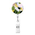 Abs Badge Reel Secure 3.2*8.5cm Id Holder Badge Scroll for Office Use Nurse Badge Teachers Trade Shows Conferences.