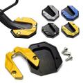 Anti-skid Universal Scooter Motorcycle Bike Kickstand Extender Foot Side Stand Extension Foot Pad Support Plate Enlarged Base All bike.