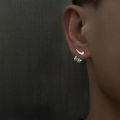 S925 Hikaw Silver Earings for Men Hook Piercing Earrings Set Earings for Women Set Non Tarnish Hypoallergenic Accessorie.