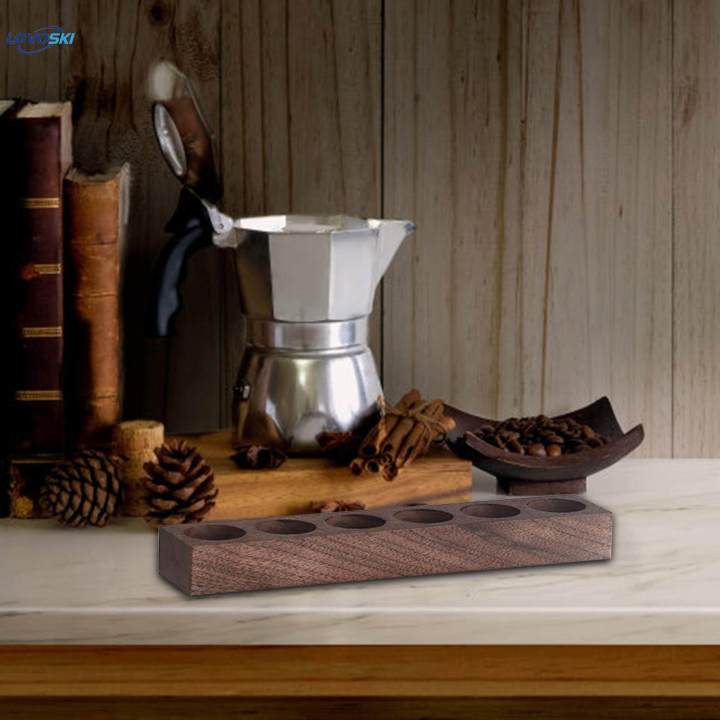 Coffee Bean Test Tube Display Rack Practical Coffee Bean Cellars Wood Holder