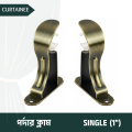 1 pc Single Curtain Pipe holder Side Clump for 1 inch pipe. 