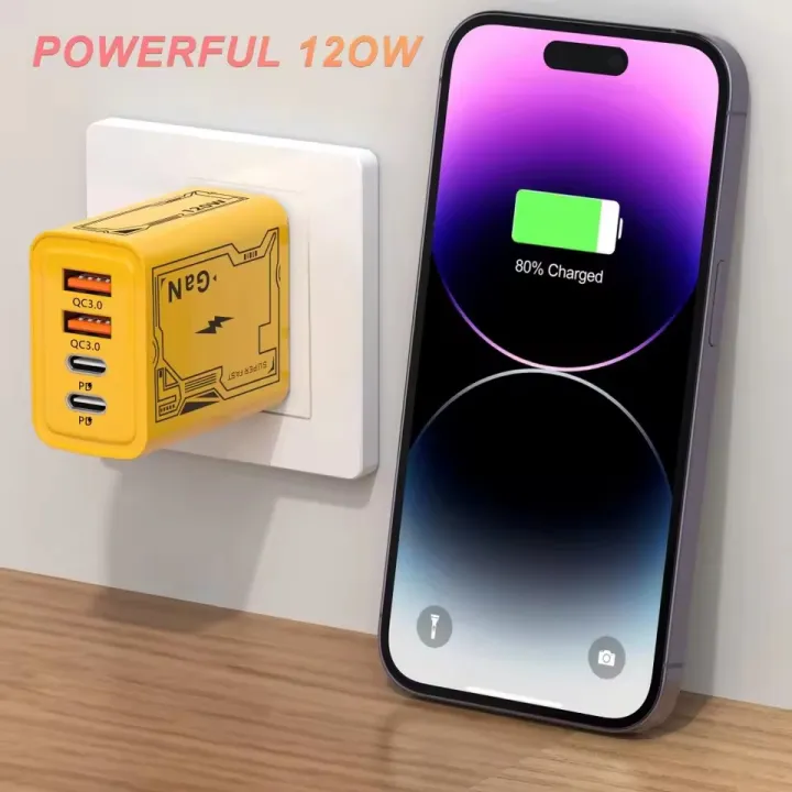 TIMACK%C2%AE%204%20Ports%20Fast%20Charger%20Type%20C%20Quick%20Charge%203.0%20USB%20C%20Wall%20Charger%20Adapter%20For%20iPhone%20Samsung%20Xiaomi%20mi%20PD%20USB%20Fast%20Charging%20-%20Image%207