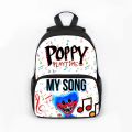 Poppy Playtime Beg Sekolah Backpack Schoolbag Elementary School Student Bag Kids Casual Stationery Bag Large nevermind.