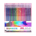Glitter Gel Pen Kit Glitter Gel Pen Artist Colored Gel Markers Neon Pens for and Drawing B. 
