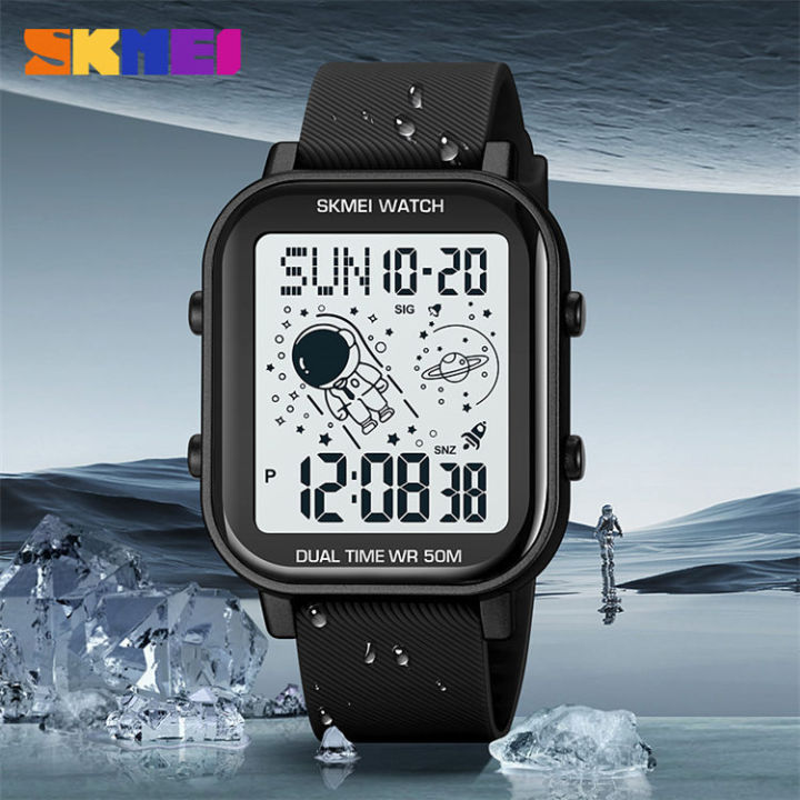 SKMEI 1971 New Men Sport Digital Fashion Watch Dual Display Alarm