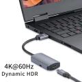 HDMI-Male Laptop To USB-C Female Monitor Adapter USB Type C 3.1 Input to HDMI-Compatible Output Converter 4K@60Hz USB C Adapter. 