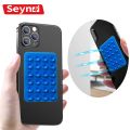 SeynLi Wall Phone Holder Silicone Suction Pad Mobile Phone Wall Stand Back Sticker Cup Washroom Smooth Wall Sticky Suction.