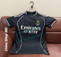 Real Madrid 25-26 Black Jersey for man Half Sleeve. 
