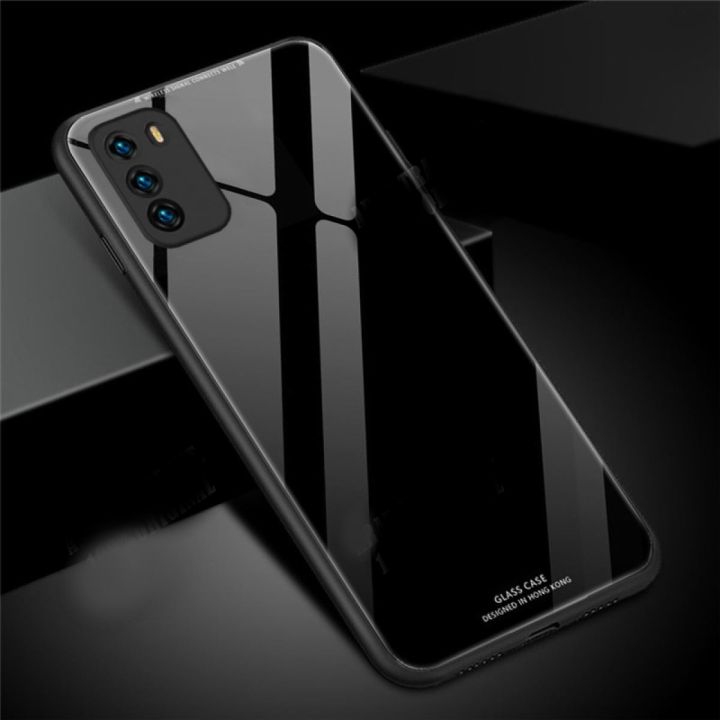 For Oppo A16 Glass Case Tempered Glass Protector Casing Glass