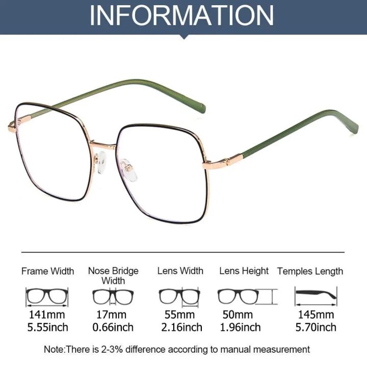 Vintage%20New%20Square%20Metal%20Frame%20Glasses%20Women%20Fashion%20Optical%20Myopia%20Blocking%20Eyewear%20Popular%20Reading%20Anti-blue%20Light%20Eyeglasses%20-%20Image%205
