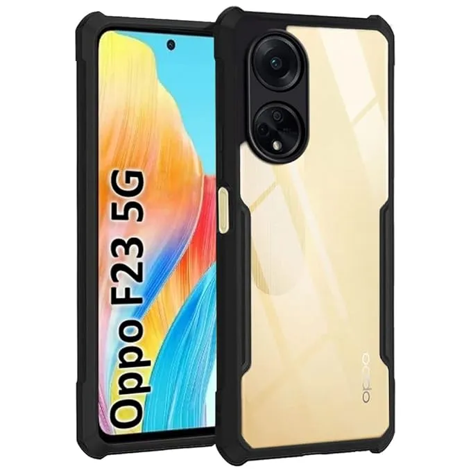OPPO%20F23%205G%20Protective%20Black%20Border%20Crystal%20Clear%20Xundd%20Mobile%20Back%C2%A0Case%C2%A0Cover%20-%20Image%204