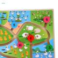 Wooden Puzzle Toys Board Games Maze Puzzle Game for Preschool Children Girls.