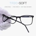 2022 Trending Blue Light Blocking Men's Glasses Gaming TR90 Matte Black Anti Ray Eyeglasses Women Transparent Fashion Eyewear. 