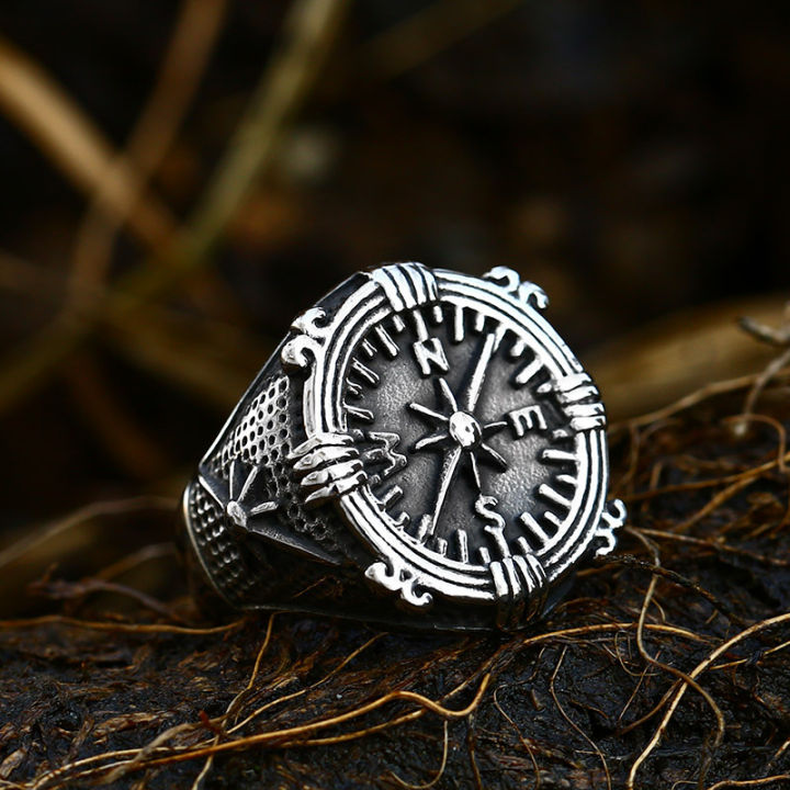 Somen%20Vintage%20Compass%20Ring%20Men%20Stainless%20Steel%20Cast%20Ship%20Anchor%20Ring%20-%20Image%204