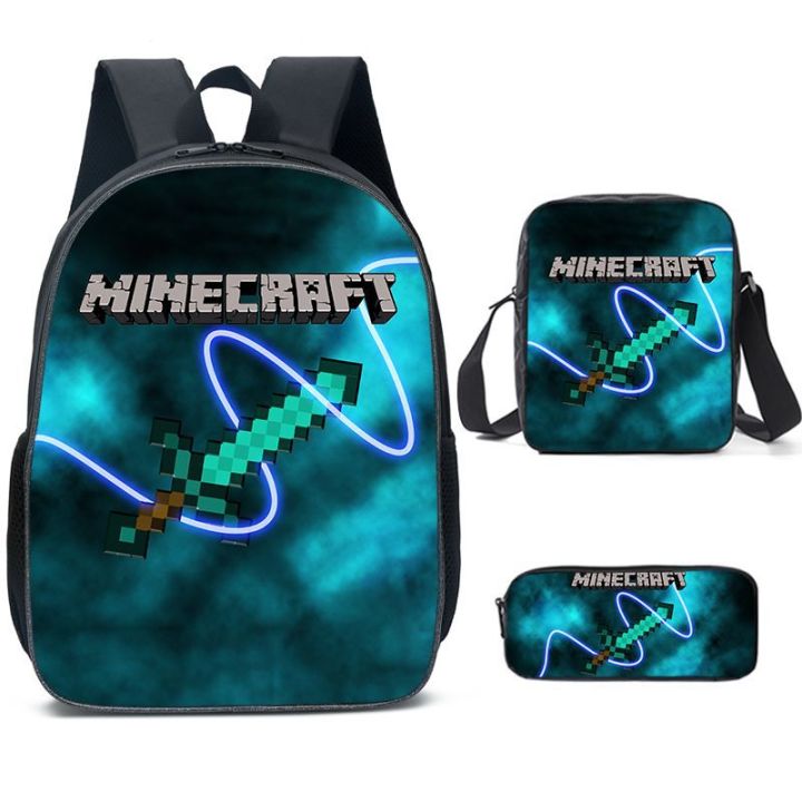 MINECRAFT%20ELEMENTARY%20SCHOOL%20STUDENT%20SCHOOL%20BAG%20MINECRAFT%20GAME%20PERIPHERAL%20BACKPACK%20ONE%20PIECE%20DROPSHIPPING%20-%20Image%202