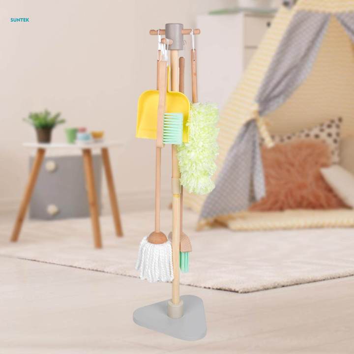 Wooden%20Detachable%20Kids%20Cleaning%20Toy%20Set,%20Broom,%20Mop,%20Duster,%20Dustpan,%20Brush%20and%20Hanging%20Stand,%20Housekeeping%20Kits,%20STEM%20Clean%20Toys%20Gift%20for%20Girls%20Boys%20-%20Image%209