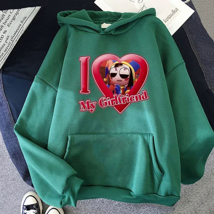 The Amazing Digital Circus Pomni Hoodie Fashion Women Harajuku Funny Kawaii Hoodies Unisex Casual Vintage Pullovers Sweatshirts