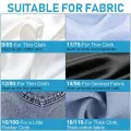 Sewing Machine Needles, 60Pcs Universal Ballpoint Sewing Machine Needles Sewing Machine Accessories for Denim Jeans. 