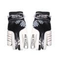 Football Hand Gloves - Black and White. 