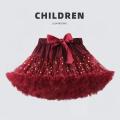 HOT Girls Tutu Skirts Solid Fluffy Tulle Princess Ball Gown Pettiskirt Kids Ballet Party Performance Dress for Children PP001 Shapewear. 