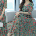 New Dot print Stylish womens high quality One Piece long dress, 3D screen print.