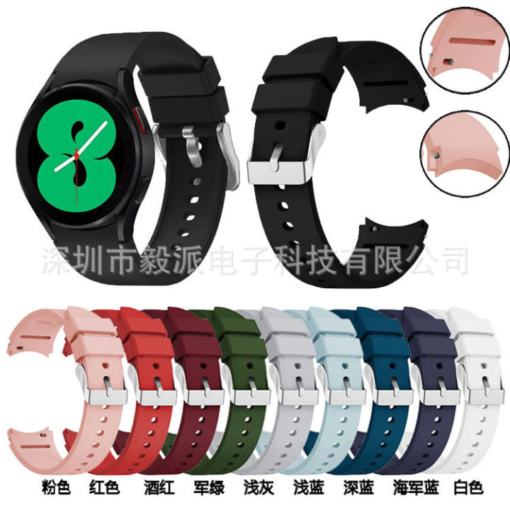 [autismaut] Applicable to Samsung Galaxy Watch6 classic Strap Samsung watch5 Silicone watch strap R885