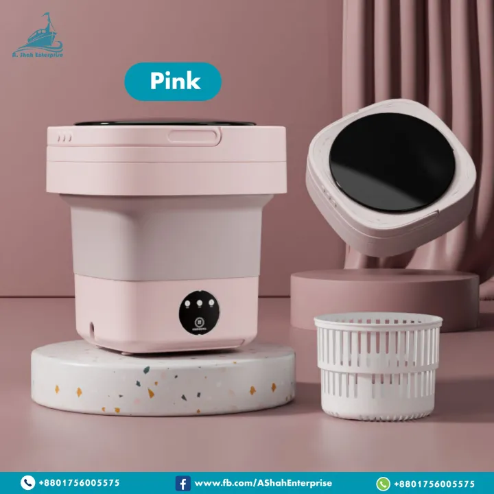 8L Foldable Portable Quick Cleaning Quick Dehydration Mini Washing Machine Small Washing Machine