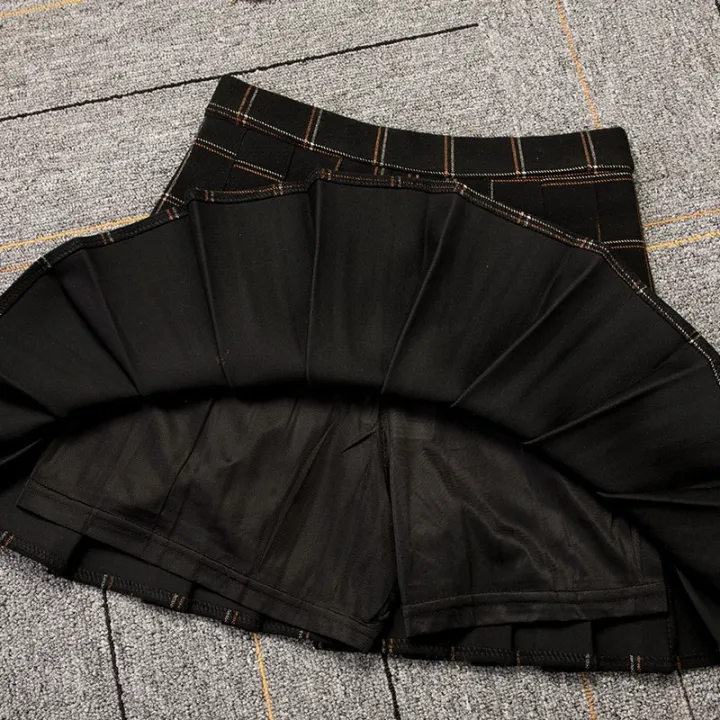 New%20Women's%20Fall/Winter%20Skirt%20High%20Waist%20Folded%20Skirt%20%20A-line%20above%20knee%20length%20Skirt%20tennis%20skirt%20-%20Image%206