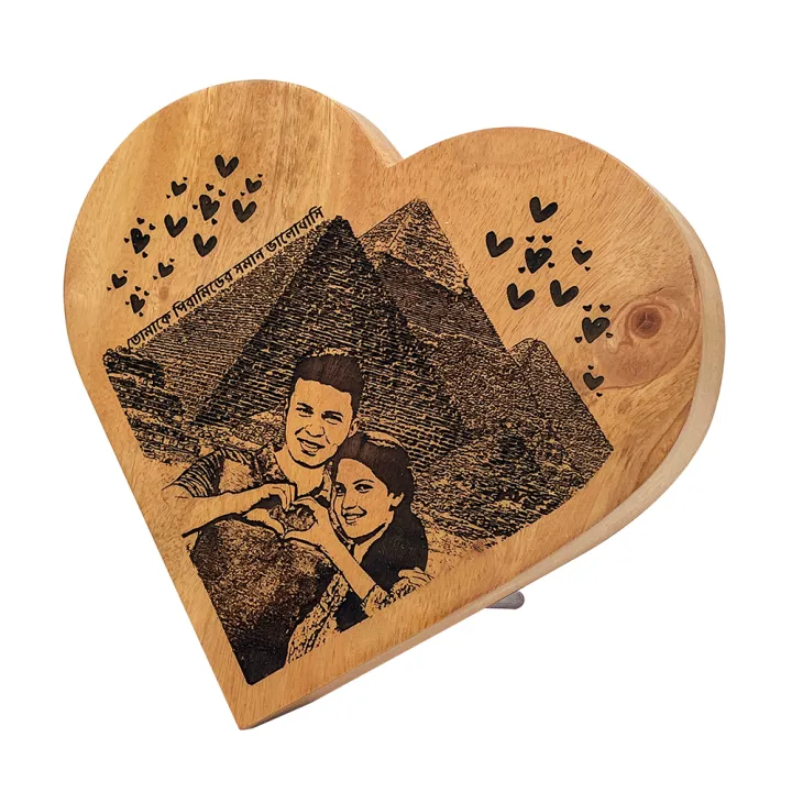 Wooden%20Engraved%20Heart%20shaped%20Frame%20plaque%20with%20customized%20picture%20and%20text%208x8/6x6%20inch%20-%20Image%204