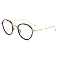 Brand Alloy Acetate Glasses Frame Men Women Vintage Round Prescription Eyeglasses Myopia Eyewear With Original Box tb905. 