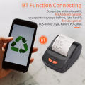 Bisofice Receipt Printer Portable 58mm Mobile Thermal Printer Wire-less BT Mini Bill Ticket Printing Compatible with Android iOS Windows with Rechargeable batt-ery for Restaurant Supermarket Retail Clothing Office Small Business. 