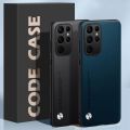 For Samsung Galaxy S23 Ultra S23 Plus S23 FE 5G case Carbon Fibre Leather Business Silicone Protection Back cover Casing.