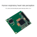 LD6002 FMCW Radar Module ,60G Millimeter Wave Body Sign Monitoring Sensor for Respiratory and Heart Rate Detection Easy Install Easy to Use. 