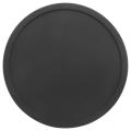 Silicone Black Drink Coasters Set of 24 Non-Slip Round Soft Sleek and Durable Easy to Clean Black.