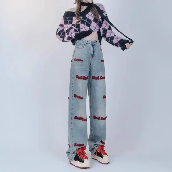 Embroidered%20straight-leg%20jeans%20women's%20summer%20and%20autumn%202024%20new%20plus-size%20pear-shaped%20figure%20shows%20thin%20high-waisted%20loose%20wide-leg%20pants%20-%20Image%204